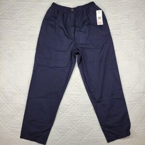 Karen Scott dark blue pull on dress pants size 10 short nwt‎